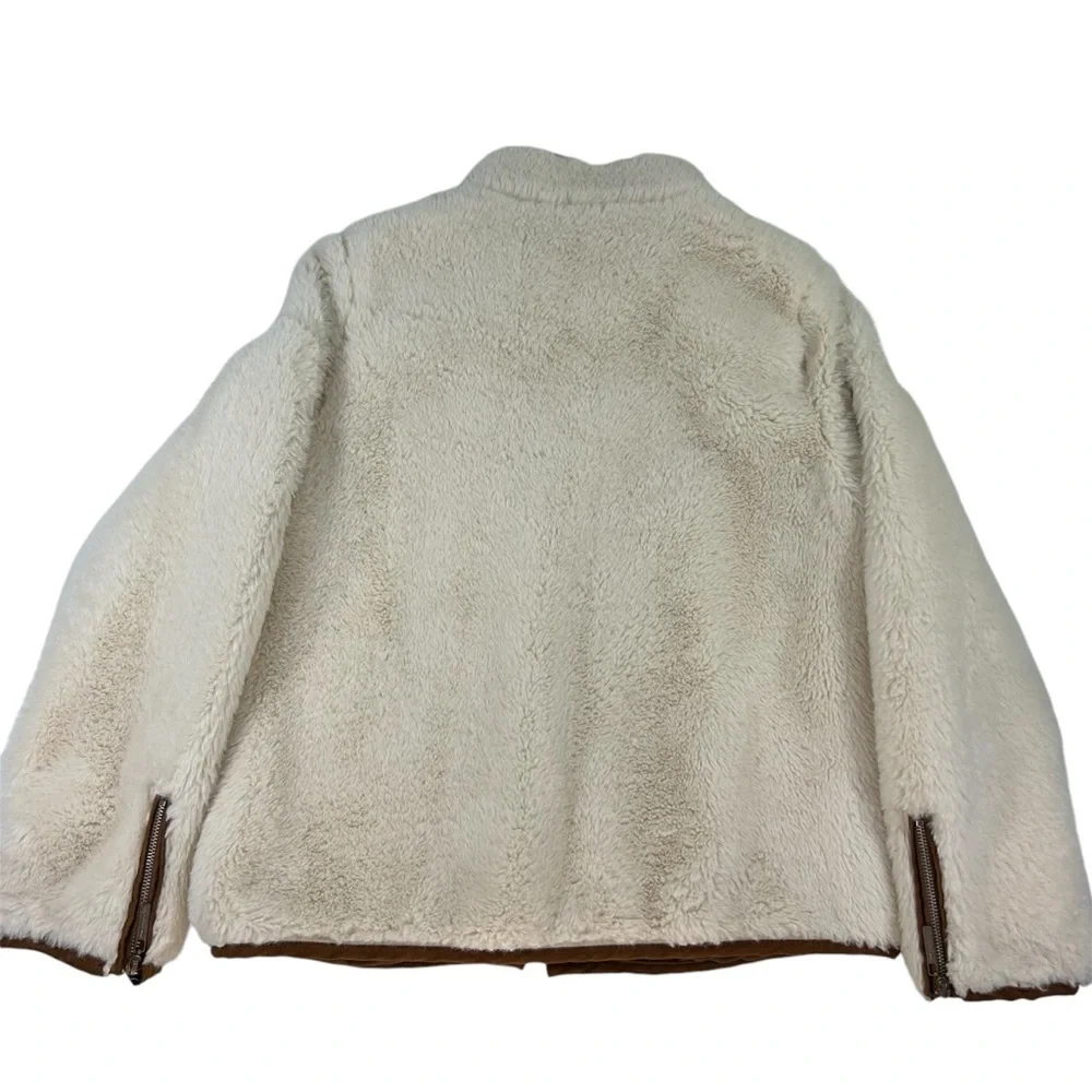 Copper Key Faux Sherpa Jacket Size Medium Girls'